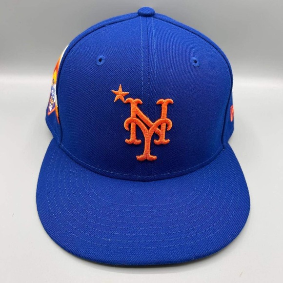 New York Mets Hat Men 7 1/4 Blue All Star Game MLB 59Fifty New Era Fitted Cap